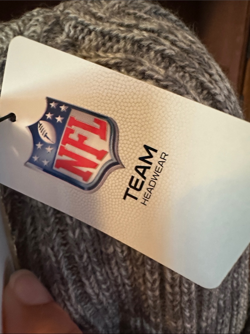 NFL Gray Denver Broncos Ribbed Cuffed Beanie - Picture 2 of 4